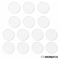 Kromlech Clear Acrylic Bases: Round 80mm (10)