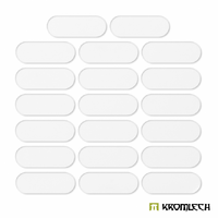 Kromlech Clear Acrylic Bases: Bike 70x25mm (20)