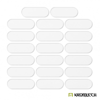 Kromlech Clear Acrylic Bases: Bike 70x25mm (20)