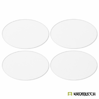 Kromlech Clear Acrylic Bases: Oval 150x94mm (4)