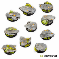 Kromlech Rocky Outcrop Round 25mm (10)