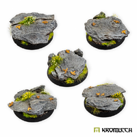 Kromlech Rocky Outcrop Round 32mm (5)