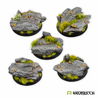 Kromlech Rocky Outcrop Round 40mm (5)