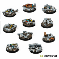 Kromlech Concrete Slabs Round 25mm Set 2 (10)