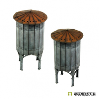 Kromlech Tabletop Scenics Hive City Rooftop Water Towers
