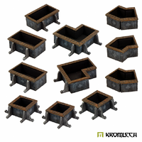 Kromlech Tabletop Scenics Hive City Planters 