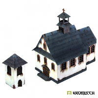 Kromlech Tabletop Scenics Poland 1939 CHURCH WITH BELL TOWER 