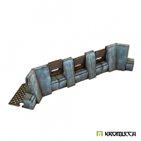 Kromlech Tabletop Scenics Imperial Defense Line: 45° Inner Wall 