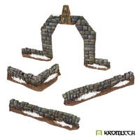 Kromlech Tabletop Scenics Hospodars Village Gates
