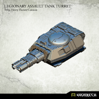 Kromlech Legionary Assault Tank Turret: Twin Heavy Flamer Cannon (1)
