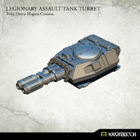 Kromlech Legionary Assault Tank Turret: Twin Heavy Magma Cannon (1)
