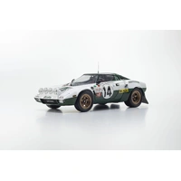 Kyosho 1/18 Lancia Stratos HF Winner 1975 Monte Carlo Nr.14 Diecast Model Car