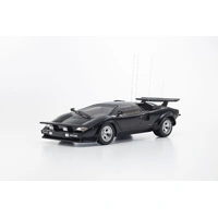 Kyosho 1/18 Lamborghini Countach LP 400 S "The Cannonball Run" -Black- Diecast Model Car