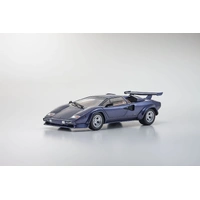 Kyosho 1/18 Lamborghini Countach LP 5000 Quattrovalvole -Dark Blue Metallic- Diecast Model Car