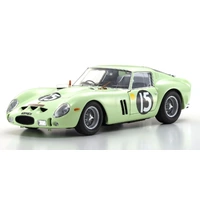 Kyosho 1/18 Ferrari 250 GTO (RHD) 1962 Goodwood Tourist Trophy Light Green Nr. 15 Diecast Model Car