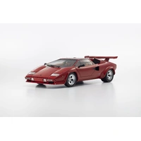 Kyosho 1/12 Lamborghini Countach LP 500 S - Red/Tan Interior Diecast Model Car