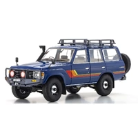 Kyosho 1/18 Toyota Land Cruiser 60 Blue Diecast Model Car