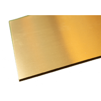 K&S Brass Sheet 0.010 x 4 x 10" (Per Sheet)