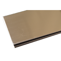 K&S Stainless Steel Sheet 0.018 x 4 x 10" (Per Sheet)
