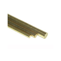 K&S Brass Bendable Rod 1/16 & 3/34 x 12" (4)