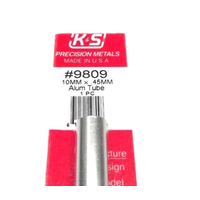 K&S Aluminium Tube 10 x 300mm 0.45 Wall (1) [9809]