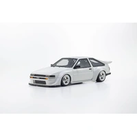Kyosho Samurai 1/18 Toyota Sprinter Trueno (AE86) Khyzyl Saleem White Resin Model Car