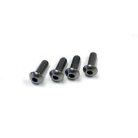 Kyosho 1-S14012HT Button Screw(Hex/Titanium/M4x12/4pcs)