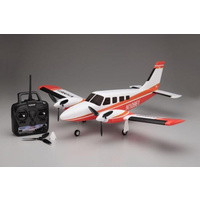 Kyosho Airium Piper PA34 VE29 Twin R/S Red KYO-10961RS-R
