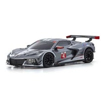 Kyosho Mini-Z Chevrolet Corvette C3.R - Gunmetal/White - RWD MR-04 Readyset