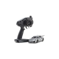 Kyosho Mini-Z Porsche 911 GT3 RS GT Metallic Silver RWD MR-04 Readyset