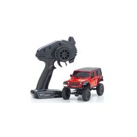 Kyosho 1/24 Mini-Z Jeep Wrangler Unlimited Rubicon Firecracker Red 4x4 [32521R]