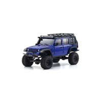 Kyosho MINI-Z 4x4 MX-01 Readyset Jeep Wrangler Unlimited Rubicon w/Wide Trei & Acc. Ocean Blue Metallic [32528MB]