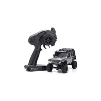 Kyosho MINI-Z 4x4 MX-01 Readyset Jeep Wrangler Unlimited Rubicon w/Acc. Billet Silver [32528S]