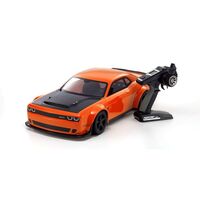 Kyosho 34107 1/8 EP 4WD r/s Inferno GT2 VE Race SPEC 2018 Dodge Challenger SRT Demon Go Mango Orange