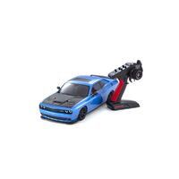 Kyosho 1/10 Fazer Mk2 2015 Dodge Challenger SRT Hellcat Crazy Blue 4WD Electric Car Readyset [34415T2]