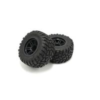 Kyosho FATH501BK Glued Tire & Wheel Set (RAGE2.0/BK/2pcs)