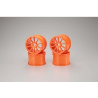 Kyosho Ten-Spoke Wheel (Orange/ST-R/4pcs)