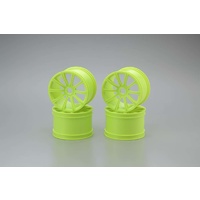 Kyosho Ten-Spoke Wheel(Fluorescent Yellow/ST-R/