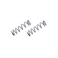 Kyosho ISS001-815 Big Shock Spring (Blue/8-1.5/L=88)