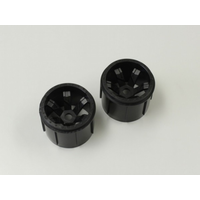 Kyosho Wheel Black (FO-XX) 2pc KYO-MAH301BK