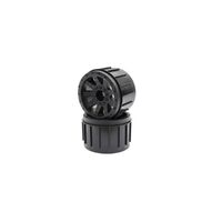 Kyosho NTH001BK Wheel (Nitro Tracker/Black/2pcs)