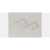 Kyosho Front Side Plate Silver 2pcs (Optima)