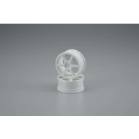 KYOSHO WHEEL 6 SPOKE 24mm WHITE