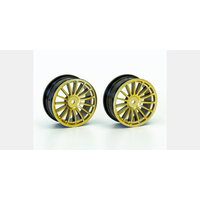 Kyosho Wheel(15-Spoke/Gold/24mm/2Pcs)