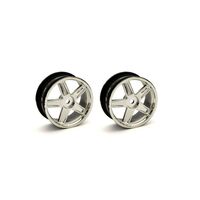 Kyosho VZH010CM Wheel(5-Spoke/Plating/24mm/2pcs)