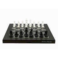 Dal Rossi 16in Carbon Fibre Folding Chess Set