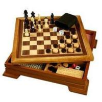 7 In 1 Games Walnut 33cm L2052CH