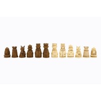 Dal Rossi 70mm Medieval Poly Resin Weighted Chess Pieces - L2206DR-P