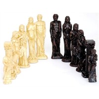 Dal Rossi 160mm Gods of Mythology Poly Resin Weighted Chess Pieces - L2231DR-P