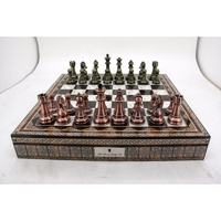 Dal Rossi 20" Mosaic Finish Chess Box no men included